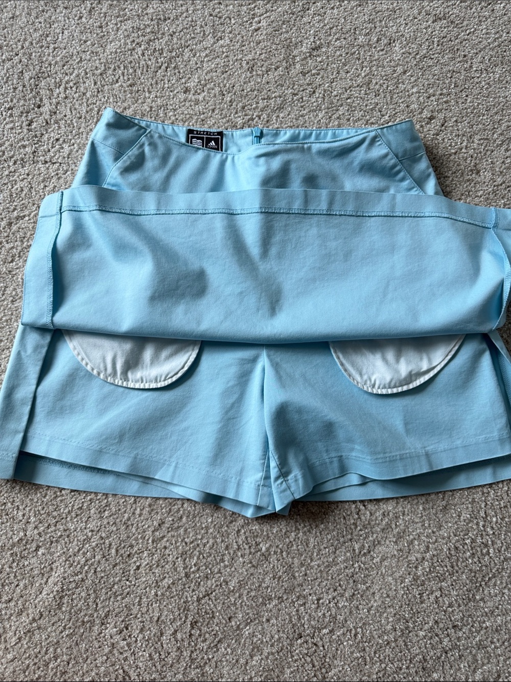 Adidas Stretch Golf Skort in Light Blue 🩵 - Picture 5 of 5